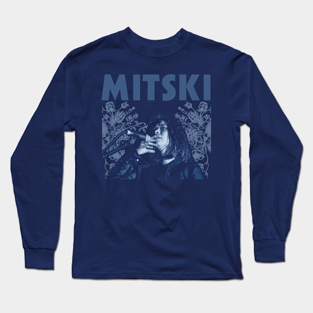 Mitski Folk Japanese American Long Sleeve T-Shirt by Yakarsin